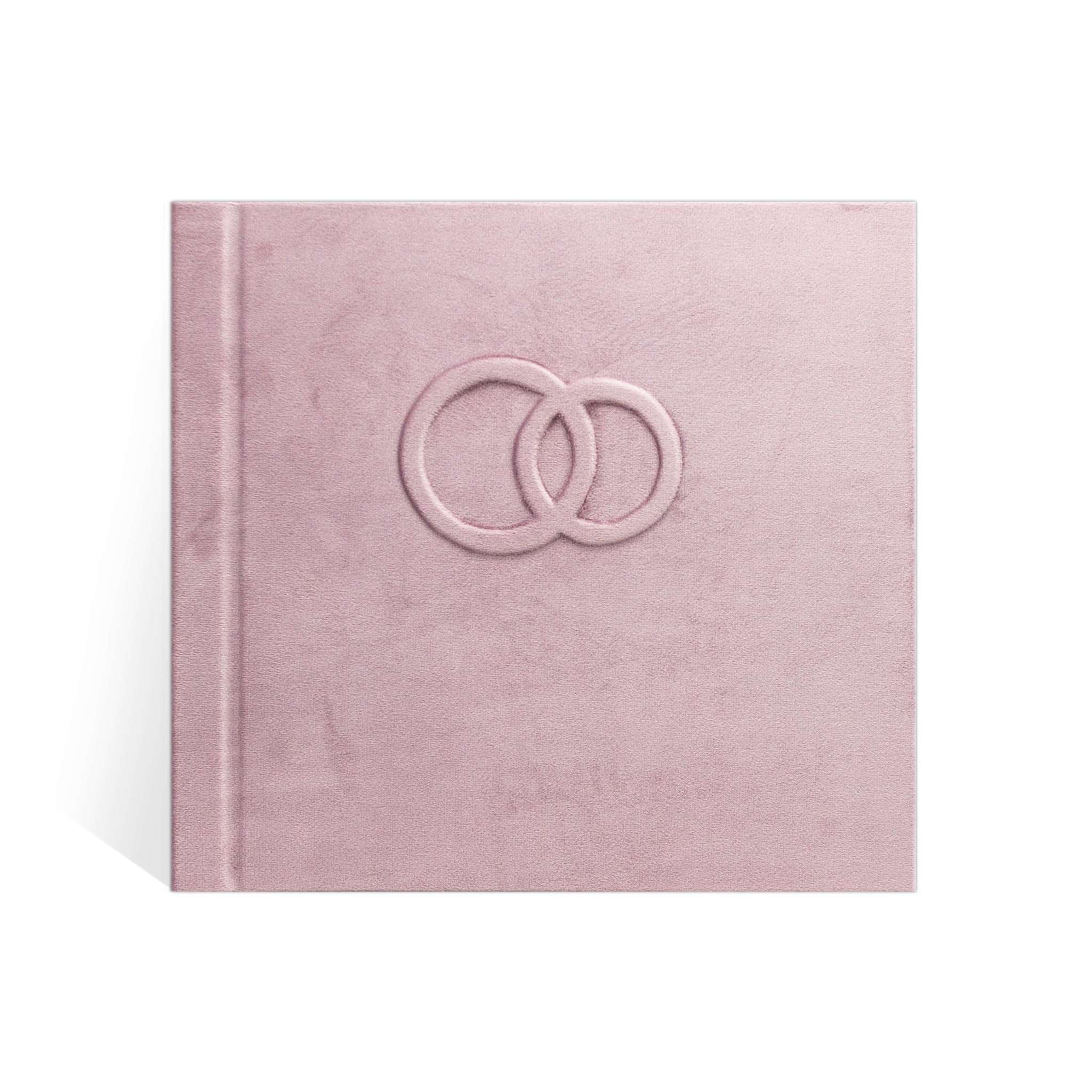 Свадебный альбом Айвори большой, обложка тканевая с нежным узором