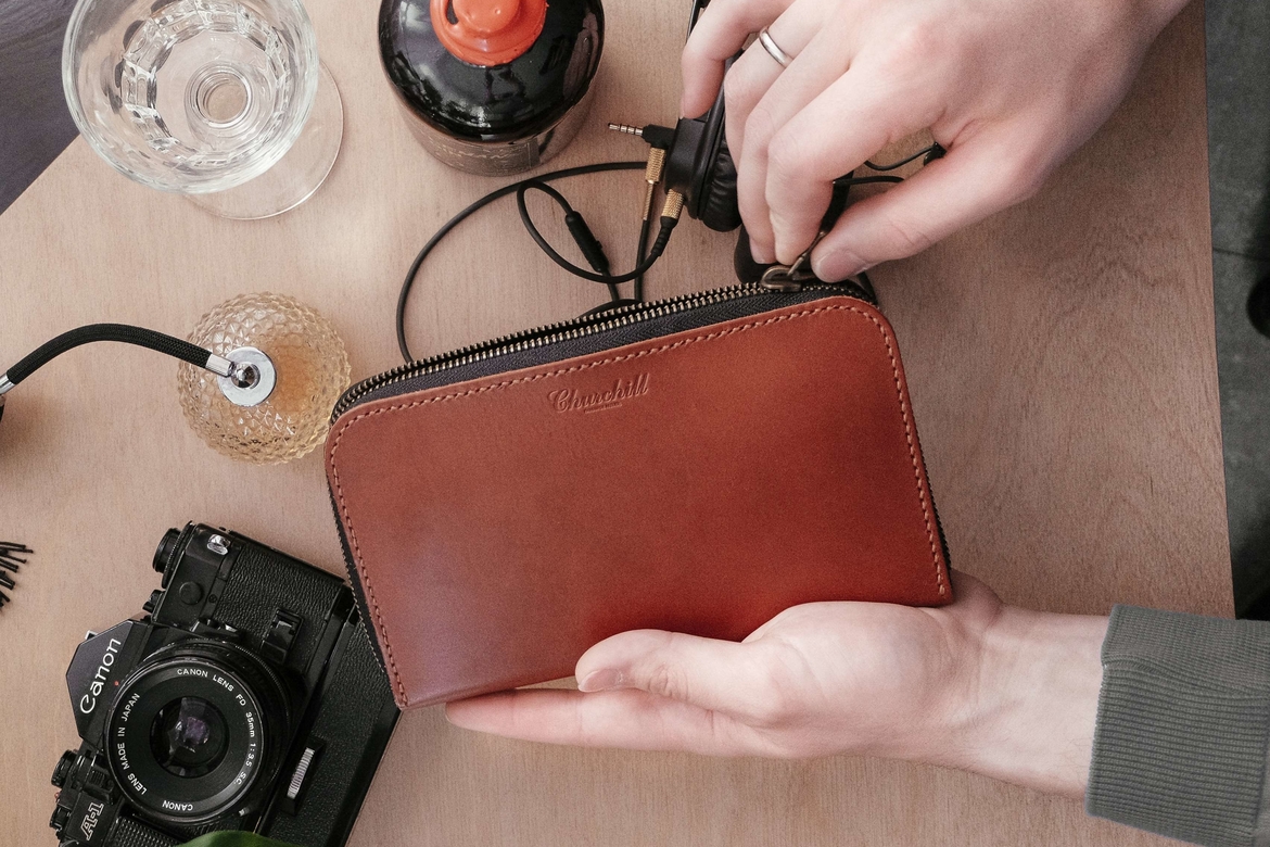 Кошелек на молнии Dominant Tan