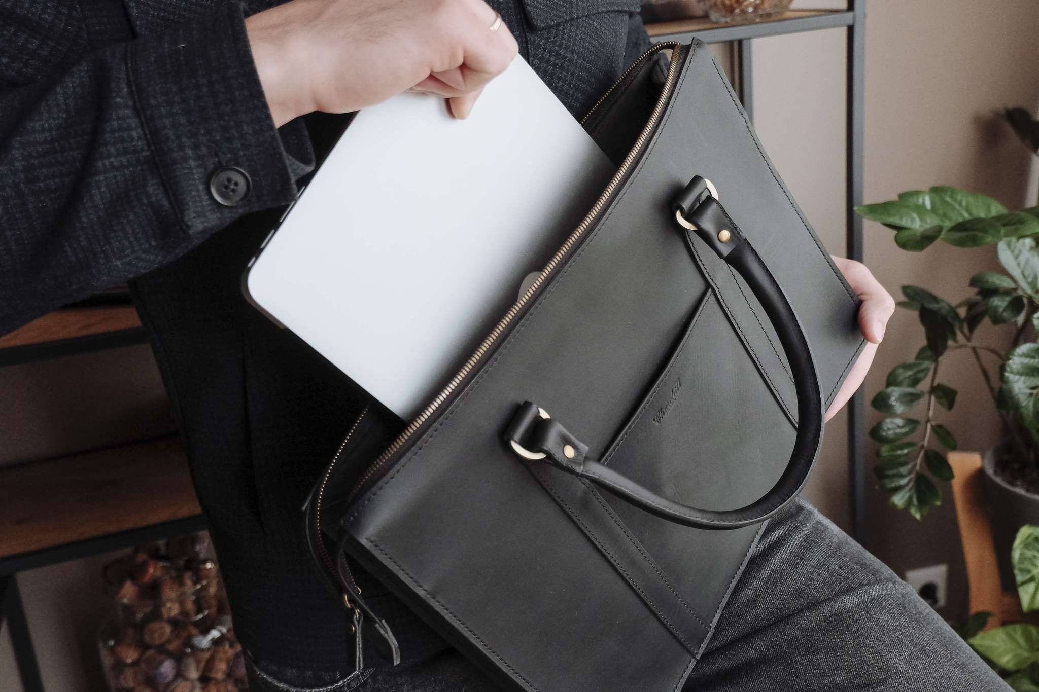 Сумка-папка Statesman Black
