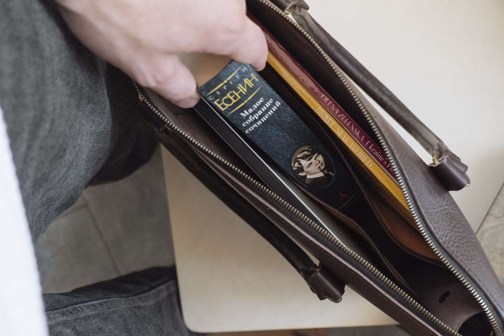 Сумка-папка Statesman Brown