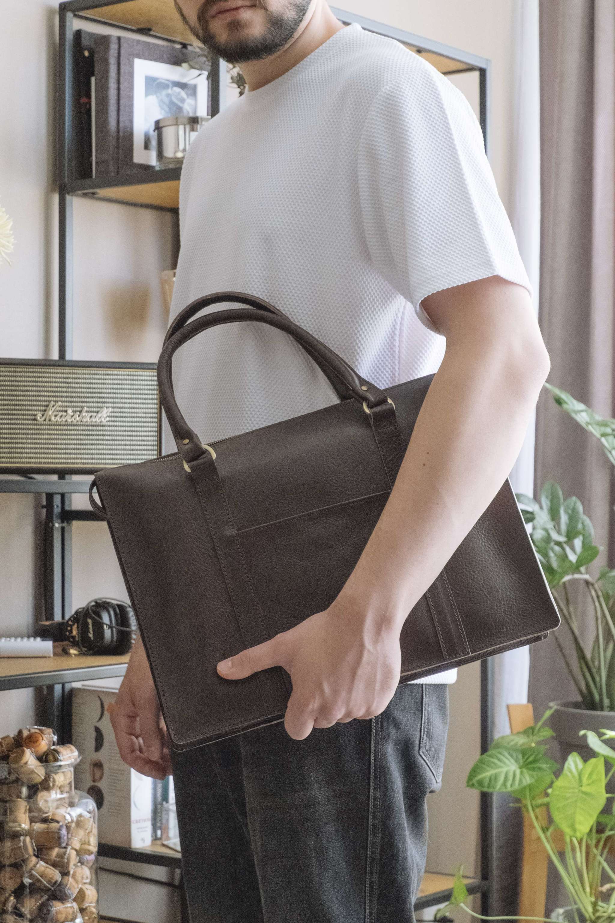 Сумка-папка Statesman Brown
