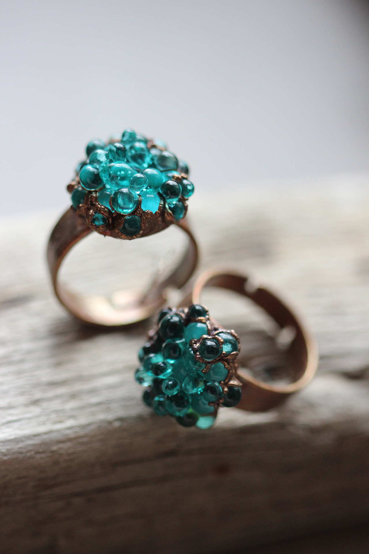 Taanba - Ring Silver and copper turquoise