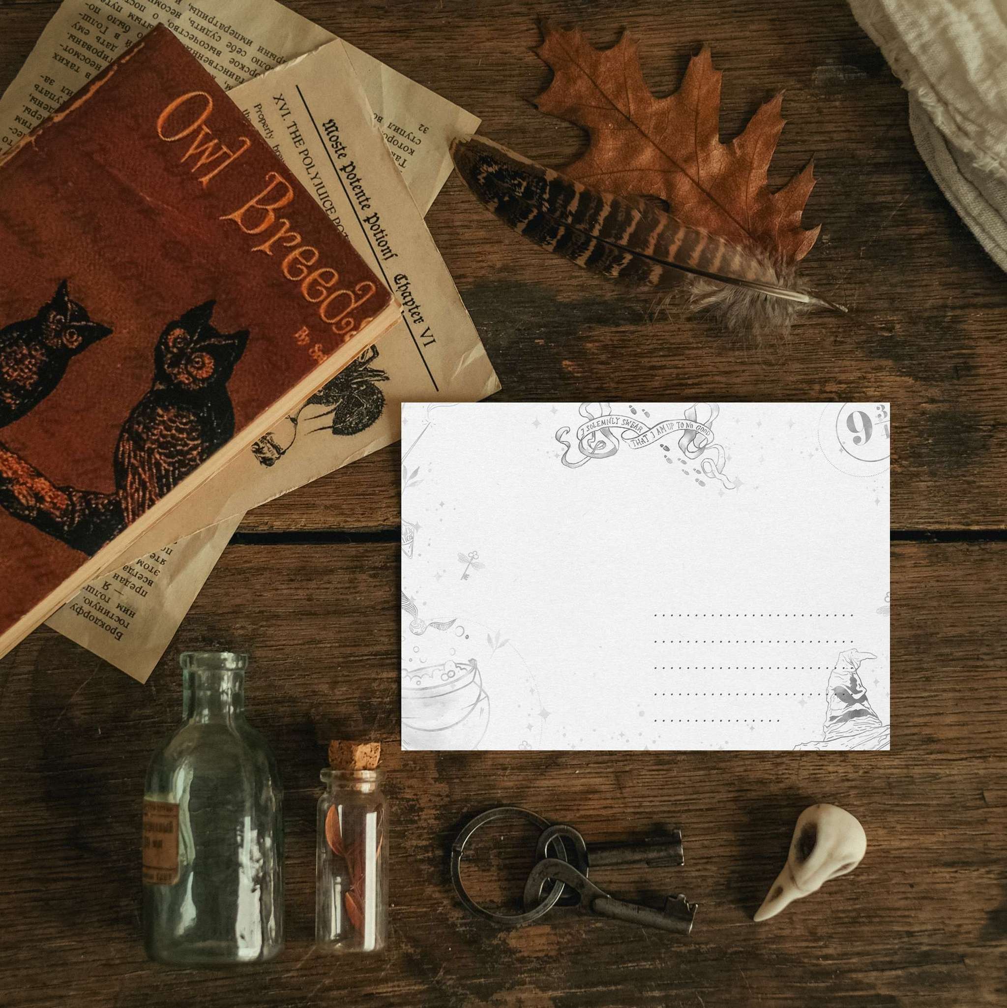"Severus Snape" postcard