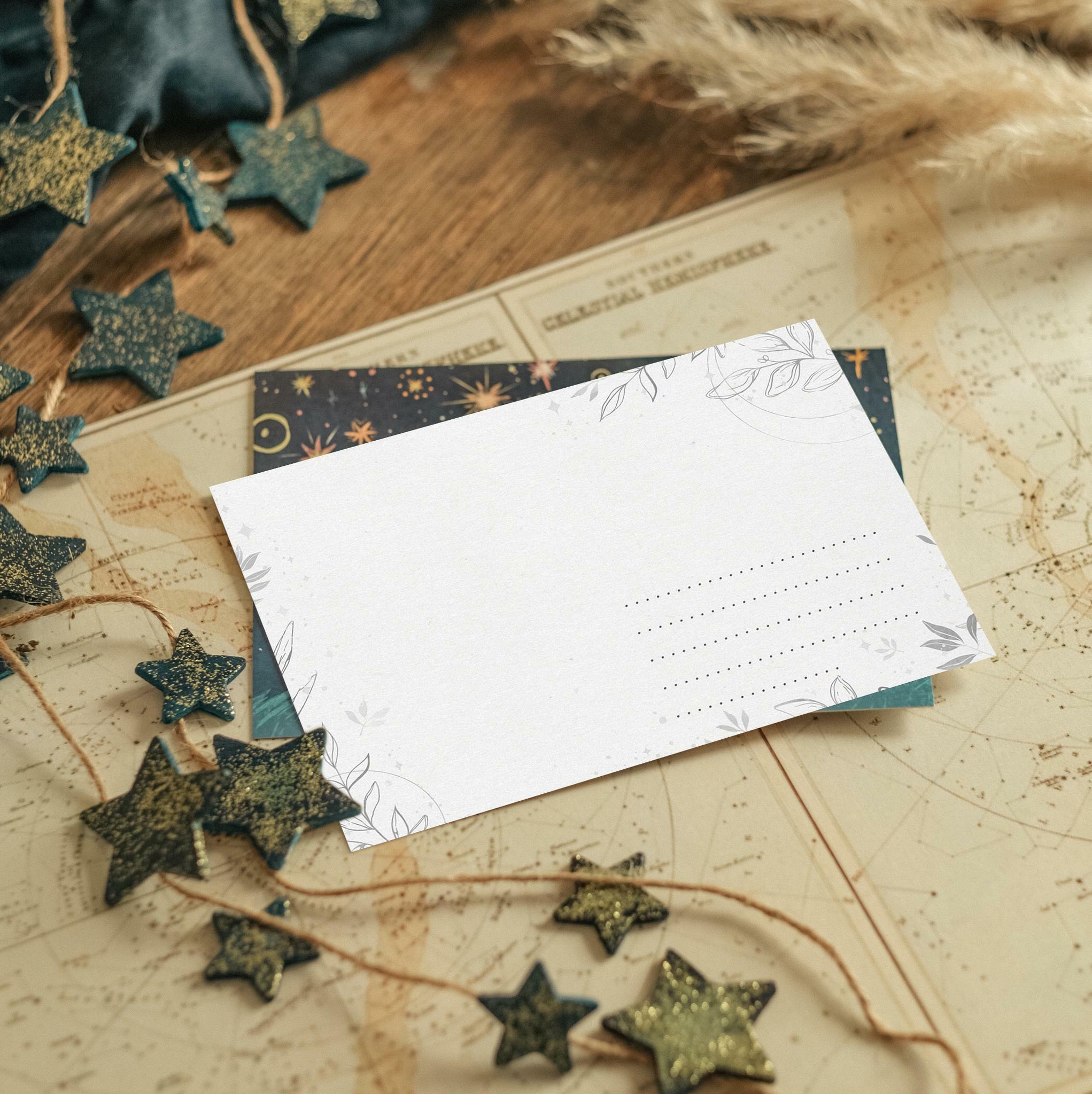 "Meteor" postcard