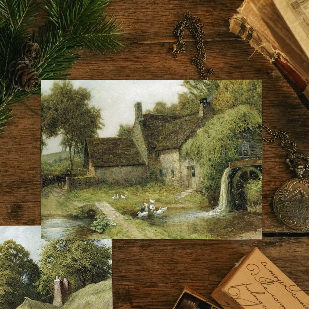 "Fussy ducks at the Mill" postcard for postcrossing