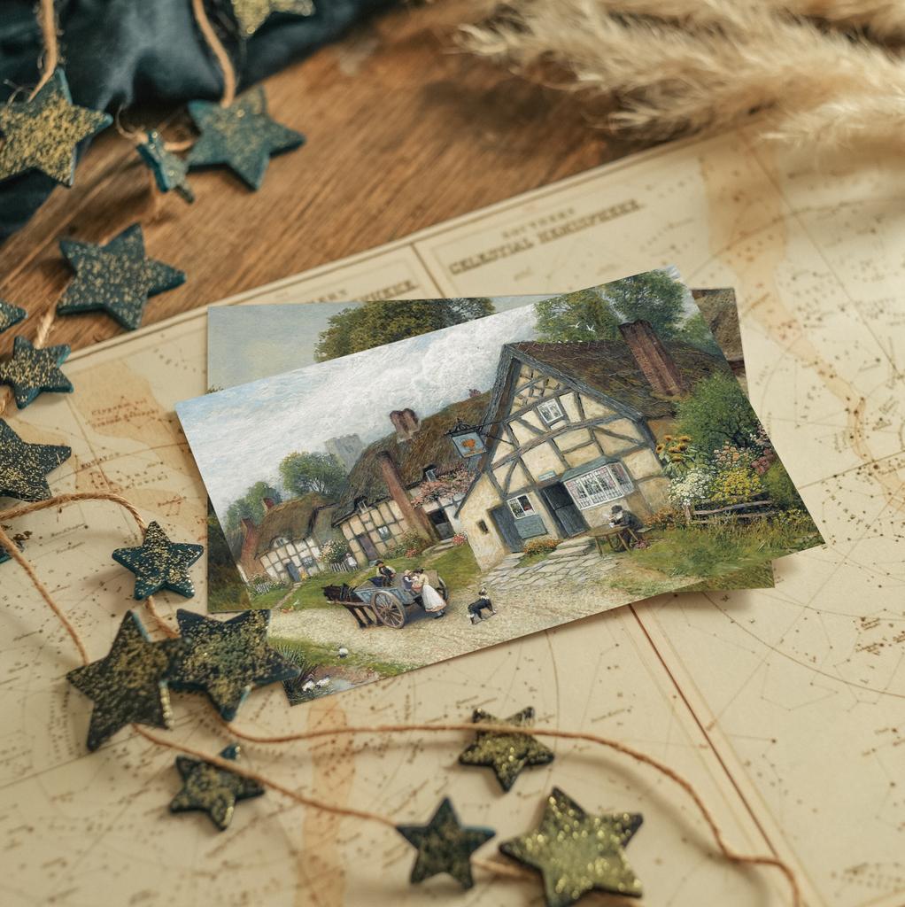 Golden Cup Cottage postcard for postcrossing
