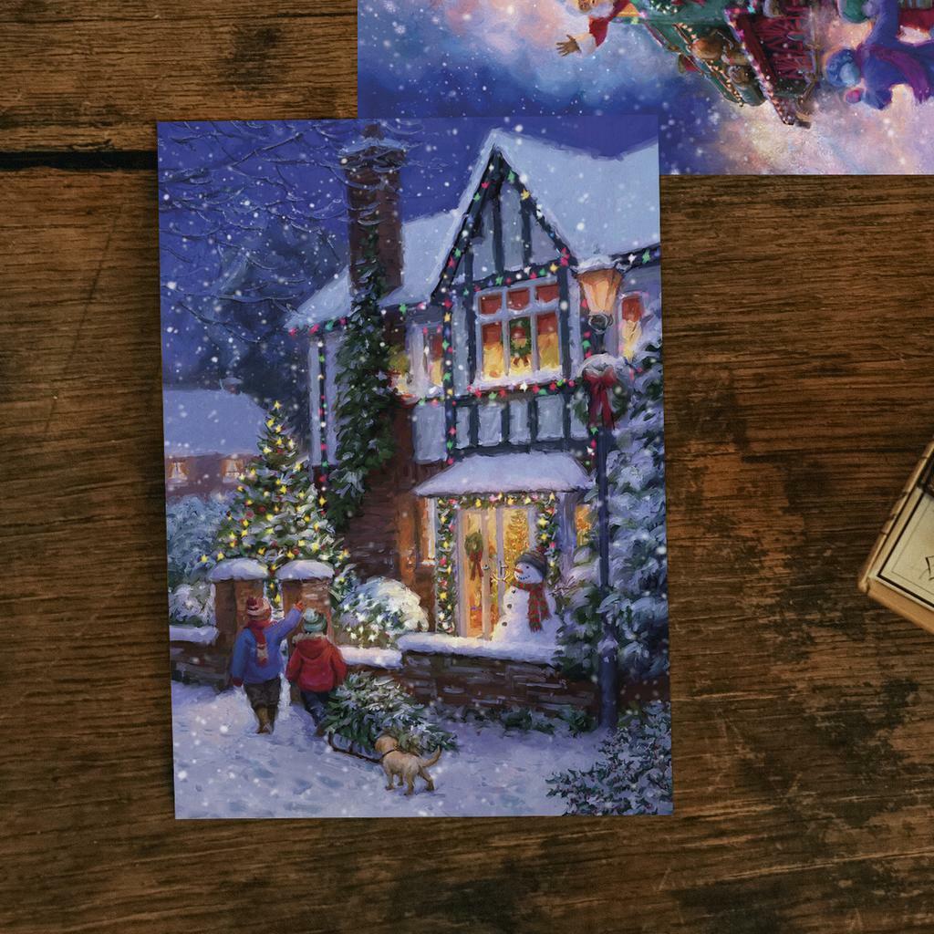 "Snow Wonders" postcard for postcrossing