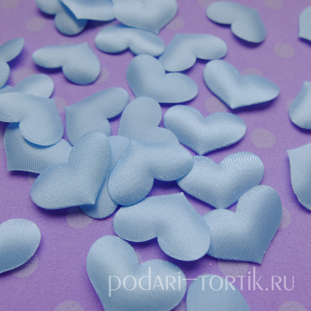 Сердечки декоративные объемные