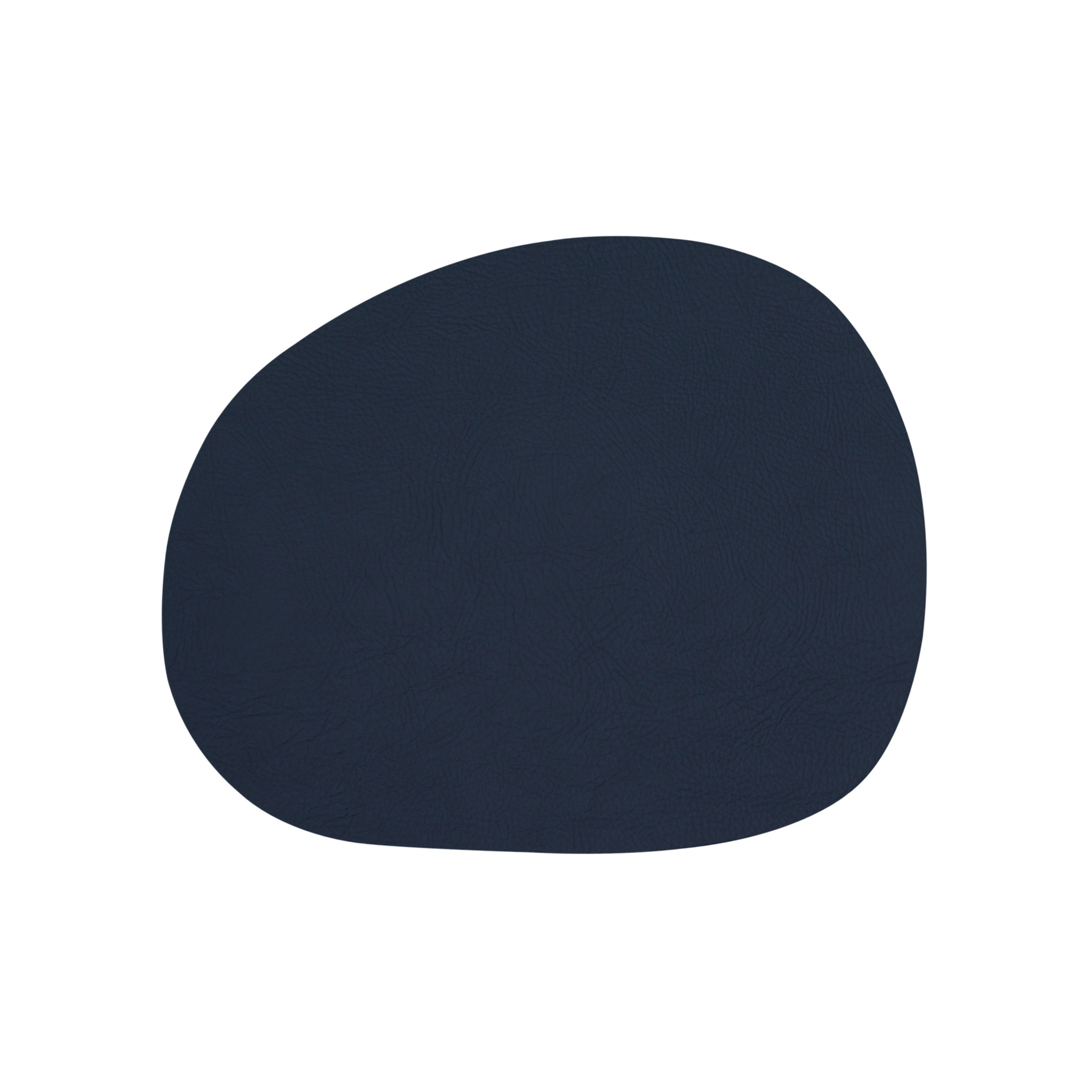 Aida. Салфетка из необработанной переработанной кожи, цвет: темно-синий (darkblue buffalo), 41x33,5 см