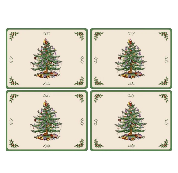 Portmeirion Spode. Набор: 4 подставки под тарелку 40х30 см