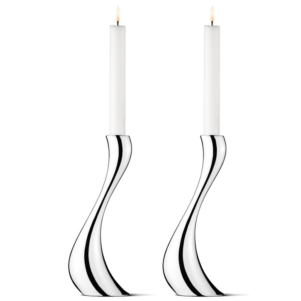 Georg Jensen Cobra. Набор: 2 канделябра 24 см