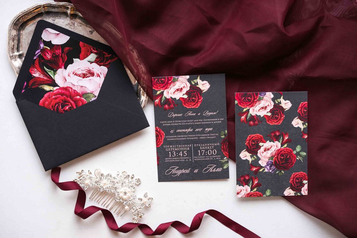 Приглашения "Dolce Vita Black eddition"