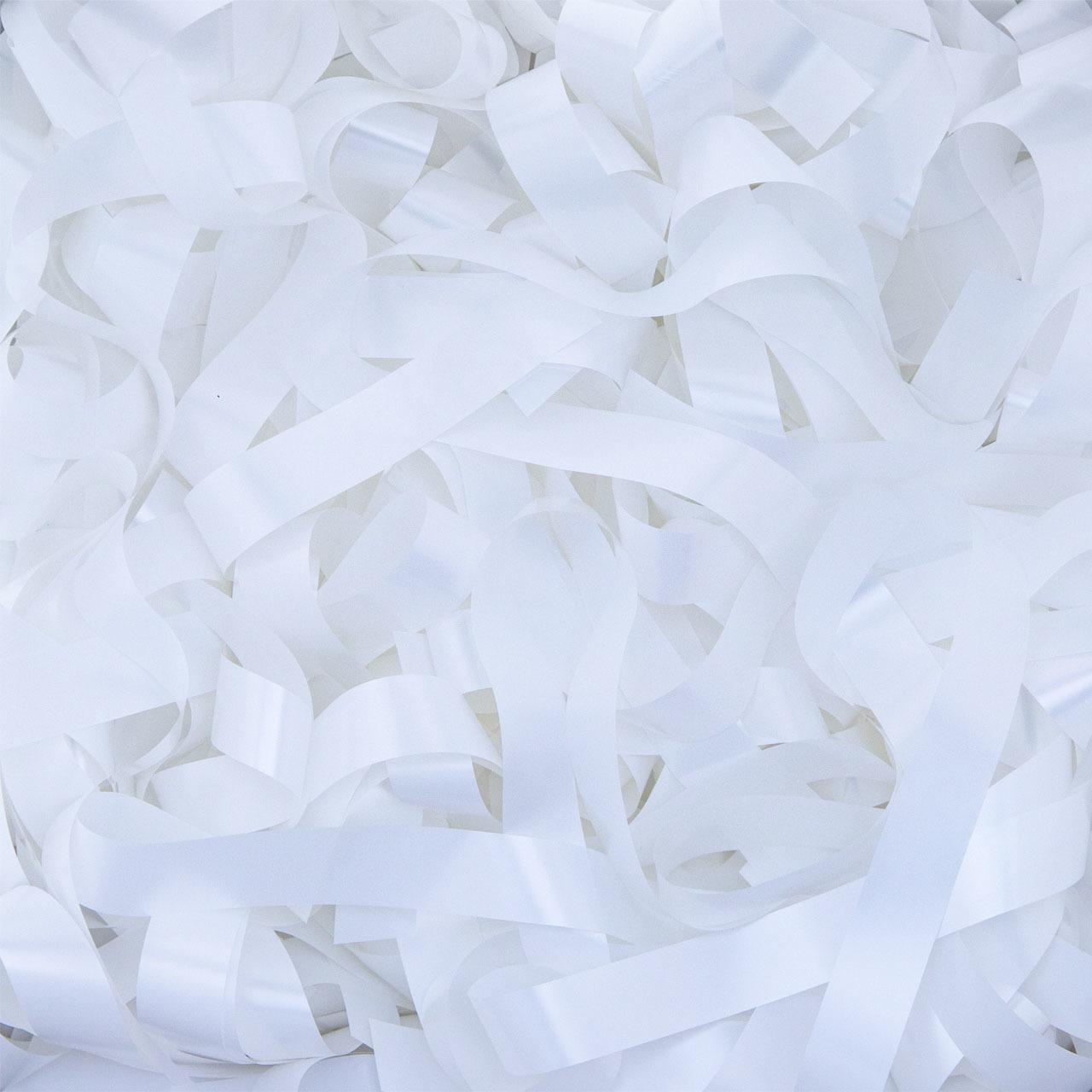 Белое бумажное конфетти квадрат 1х1 см