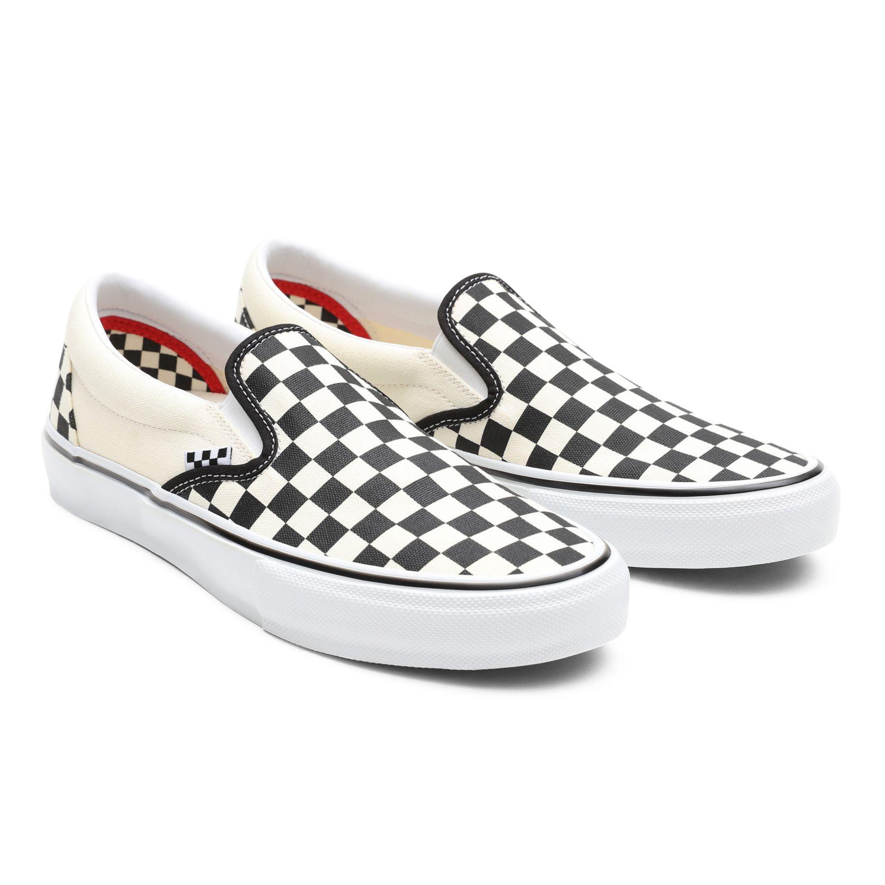 Slip on checkered vans womens on sale