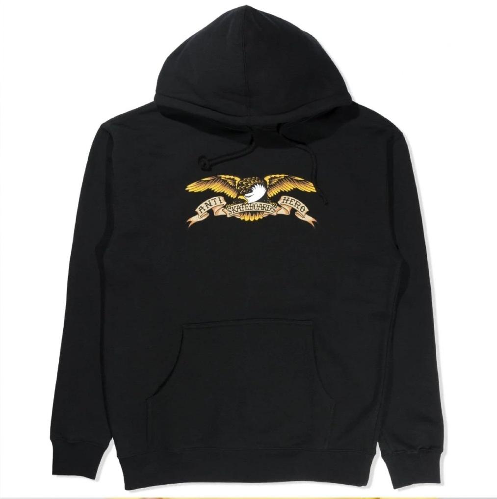 худи Antihero Hood Eagle Black