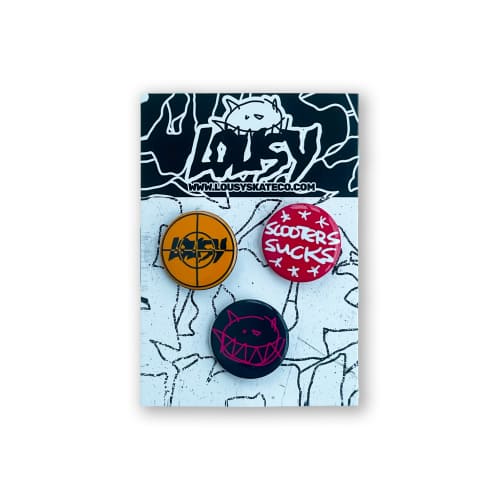 значки Lousy Button Pins