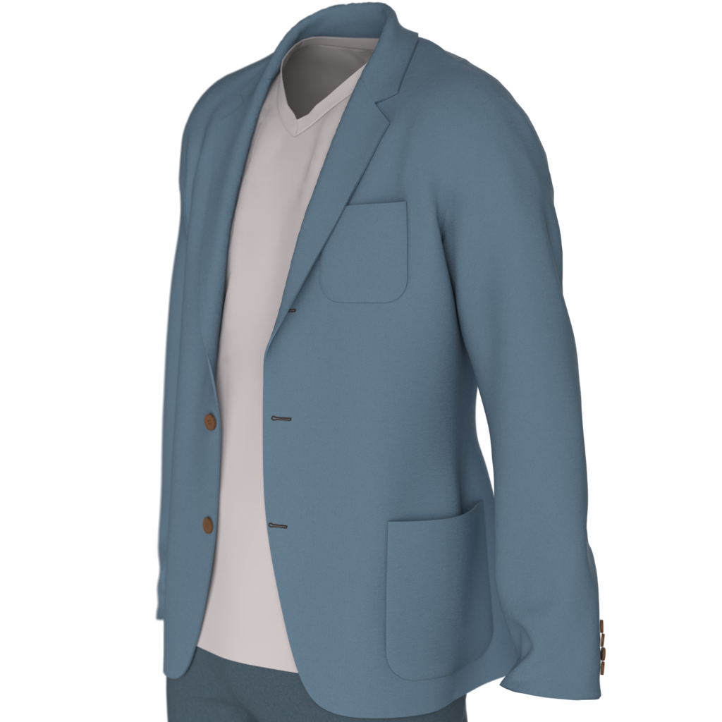 Выкройка мужского пиджака MJ210219