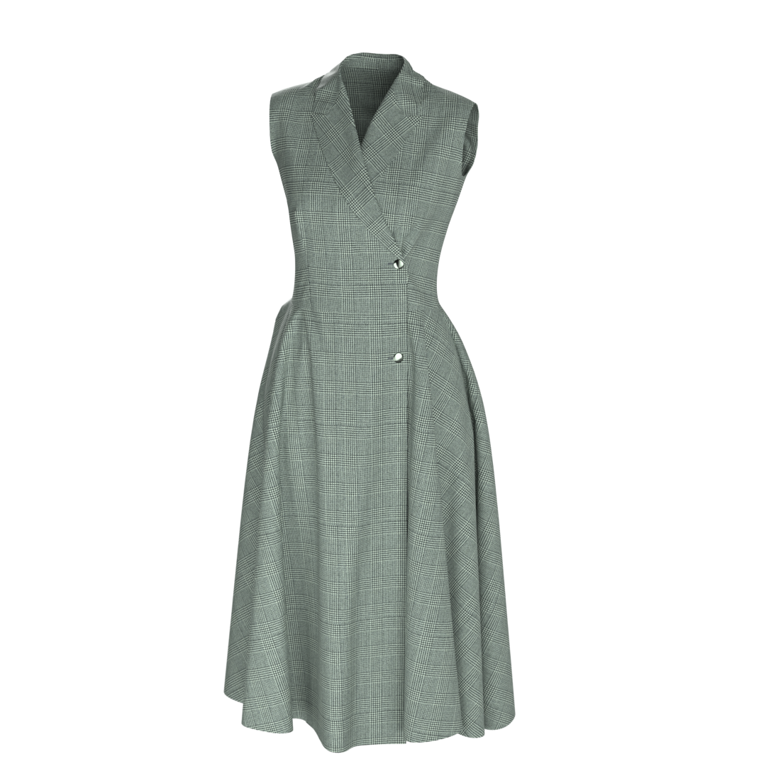 Платье-Сарафан - Выкройка #4944