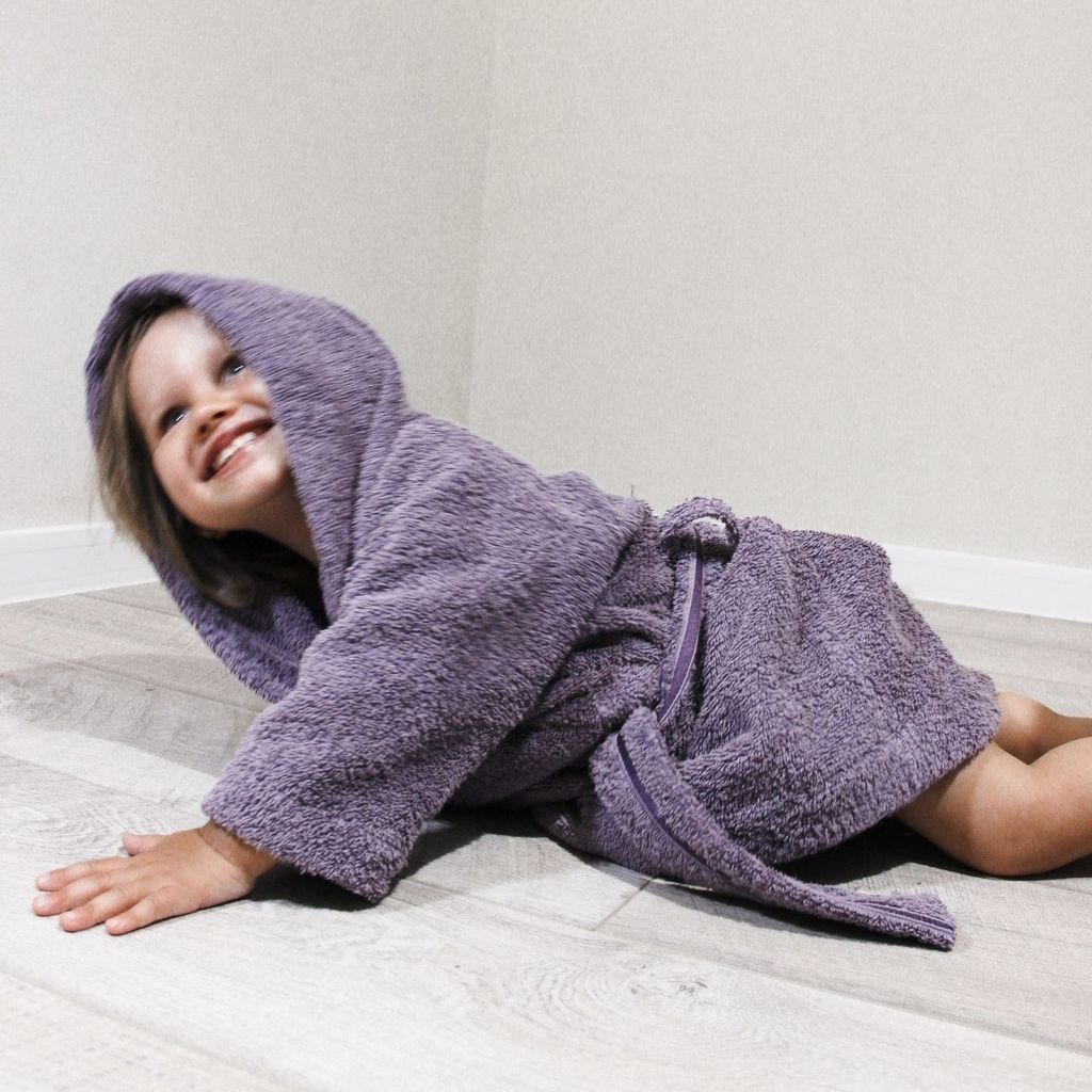 Как сшить халат для ребенка? Выкройка детского банного халата с капюшоном