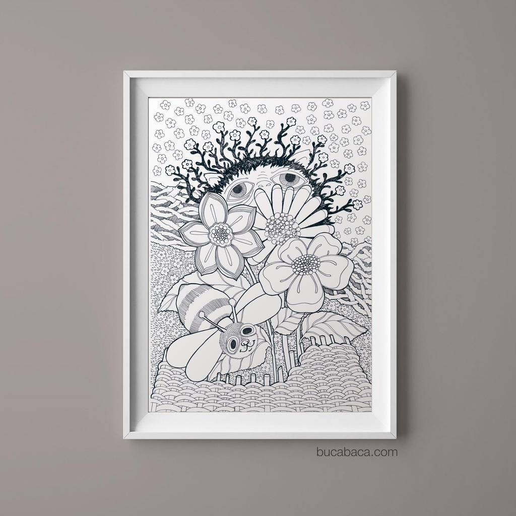 Плакат голова