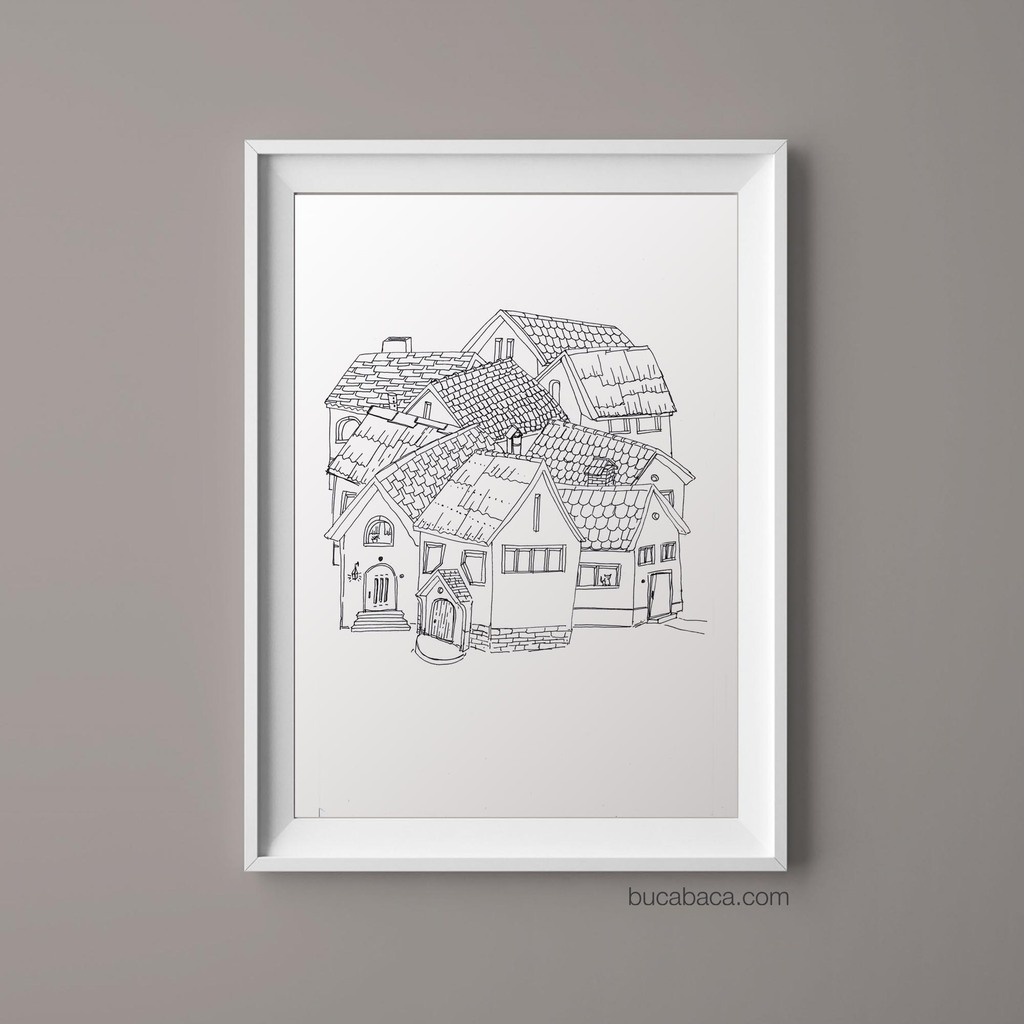 Плакат город