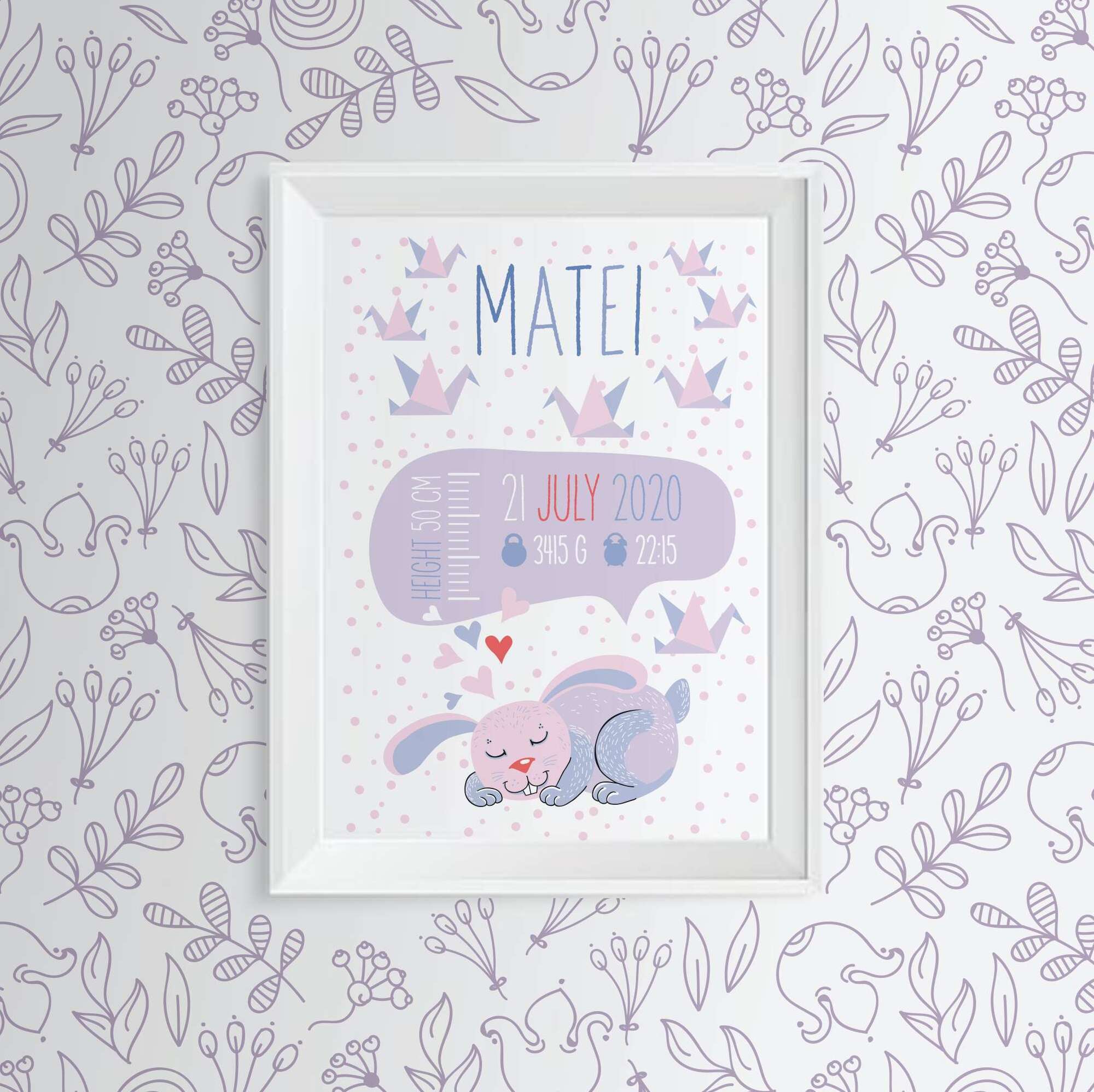 Метрика с зайкой