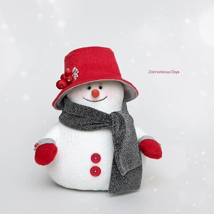Фетровая шапочка Снеговика с носом - Животные - Головные уборы - Аксессуары