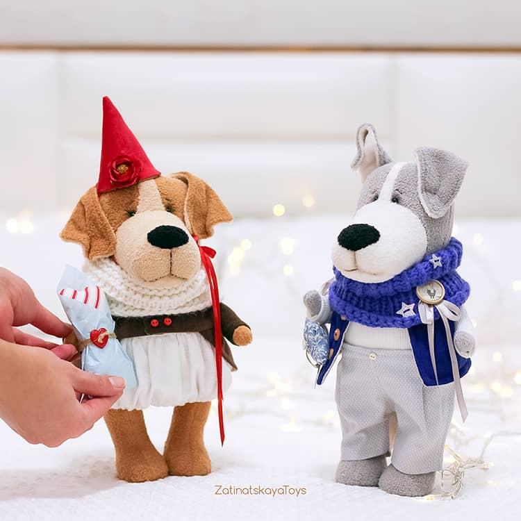 Оптовая торговля мягкими собака с одежды Тедди мягкой игрушки