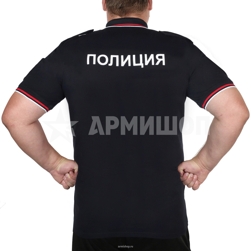 Поло Полиция, короткий рукав - купить в Армишоп. Armishop.ru