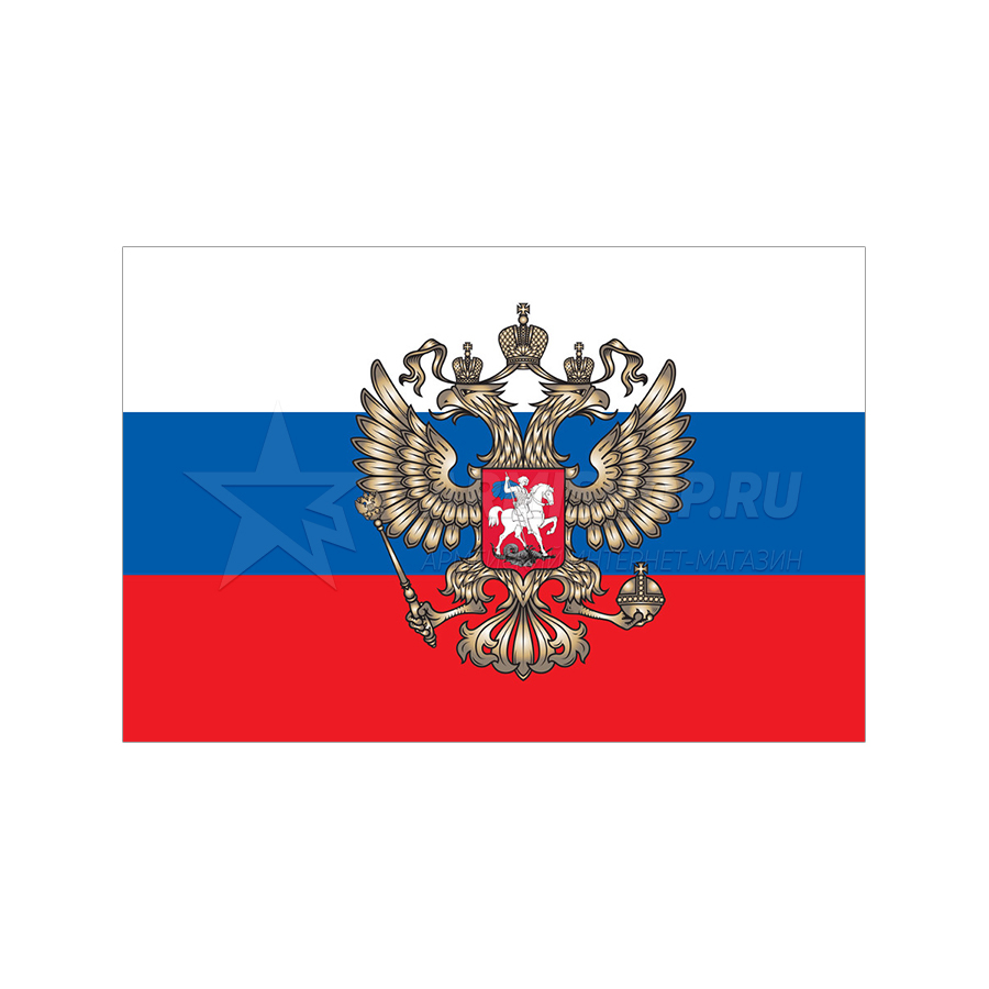 Флаг россии с гербом