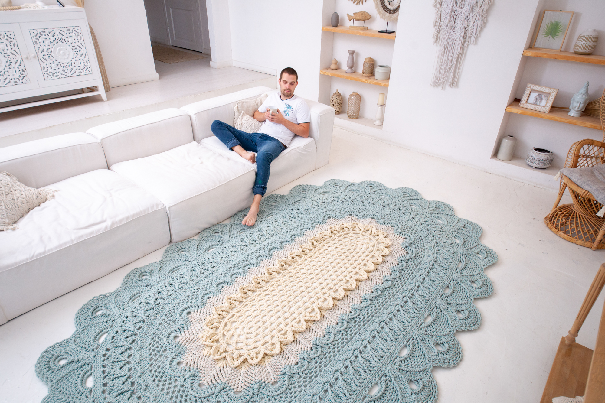 Полезная информация о вязании ковров