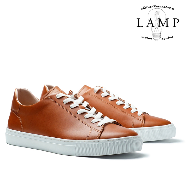 Lace-up orange shoes 1516