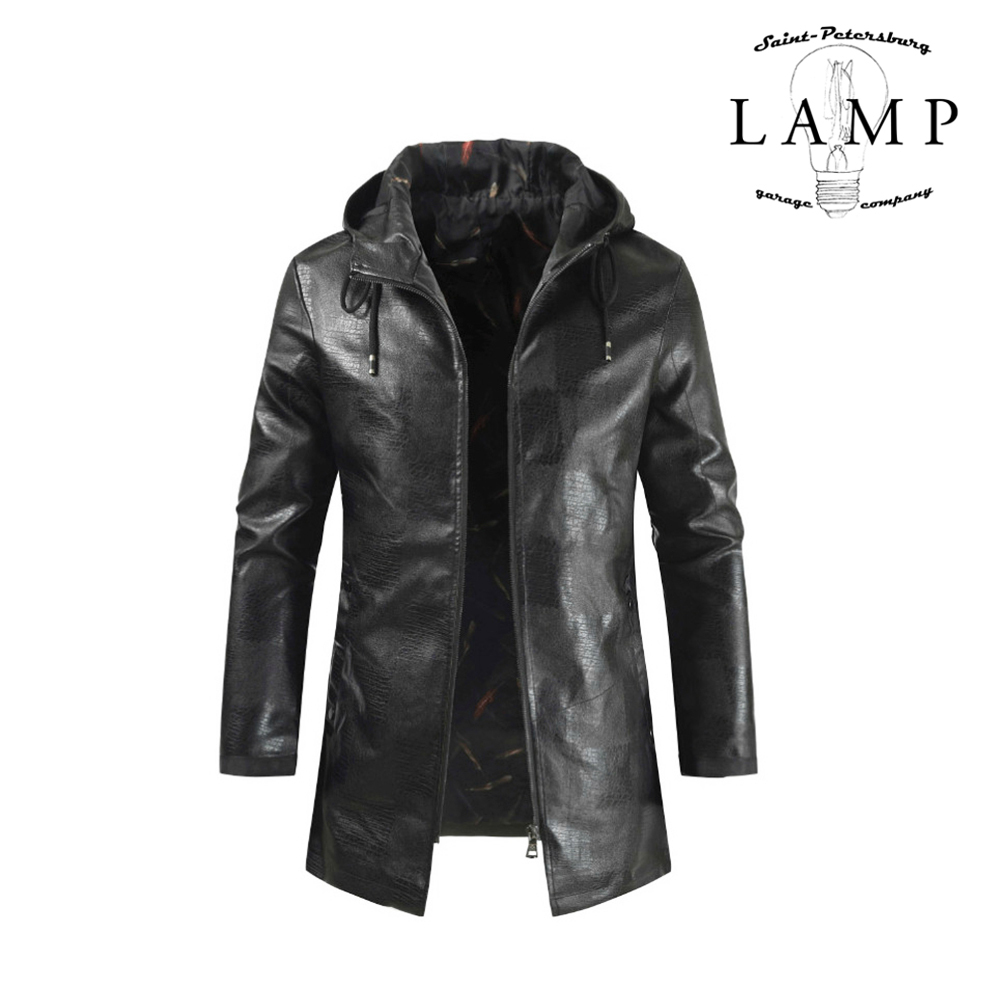 Leather coat 6775
