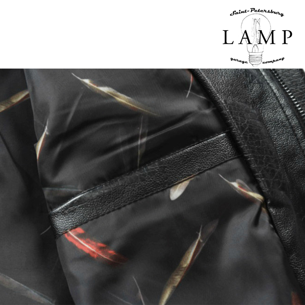Leather coat 6775