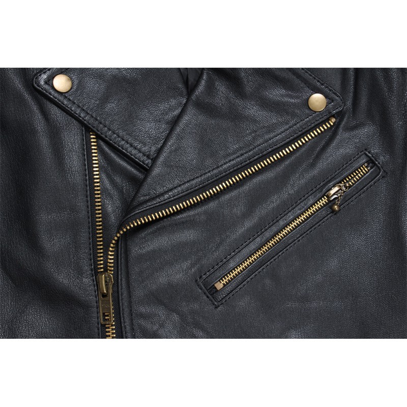 Leather rock jacket 39741