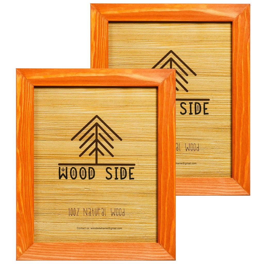 orange 8x10", set of 2