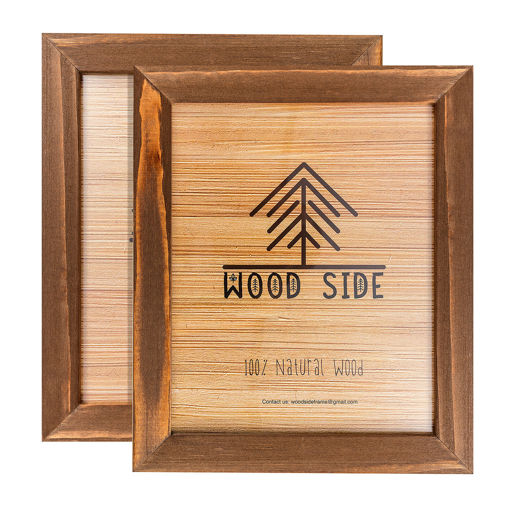 honey brown 8x10", set of 2