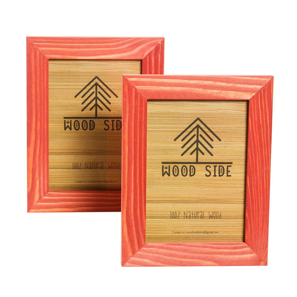 red 5x7", set of 2