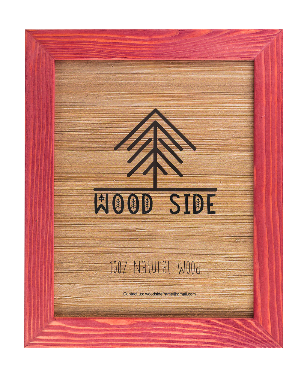 red 8x12"