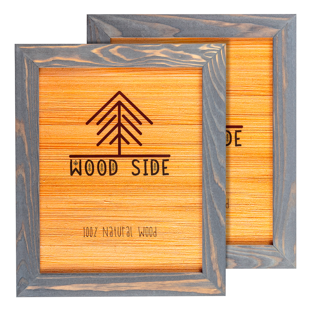 rustic grey 8.5x11", set of 2
