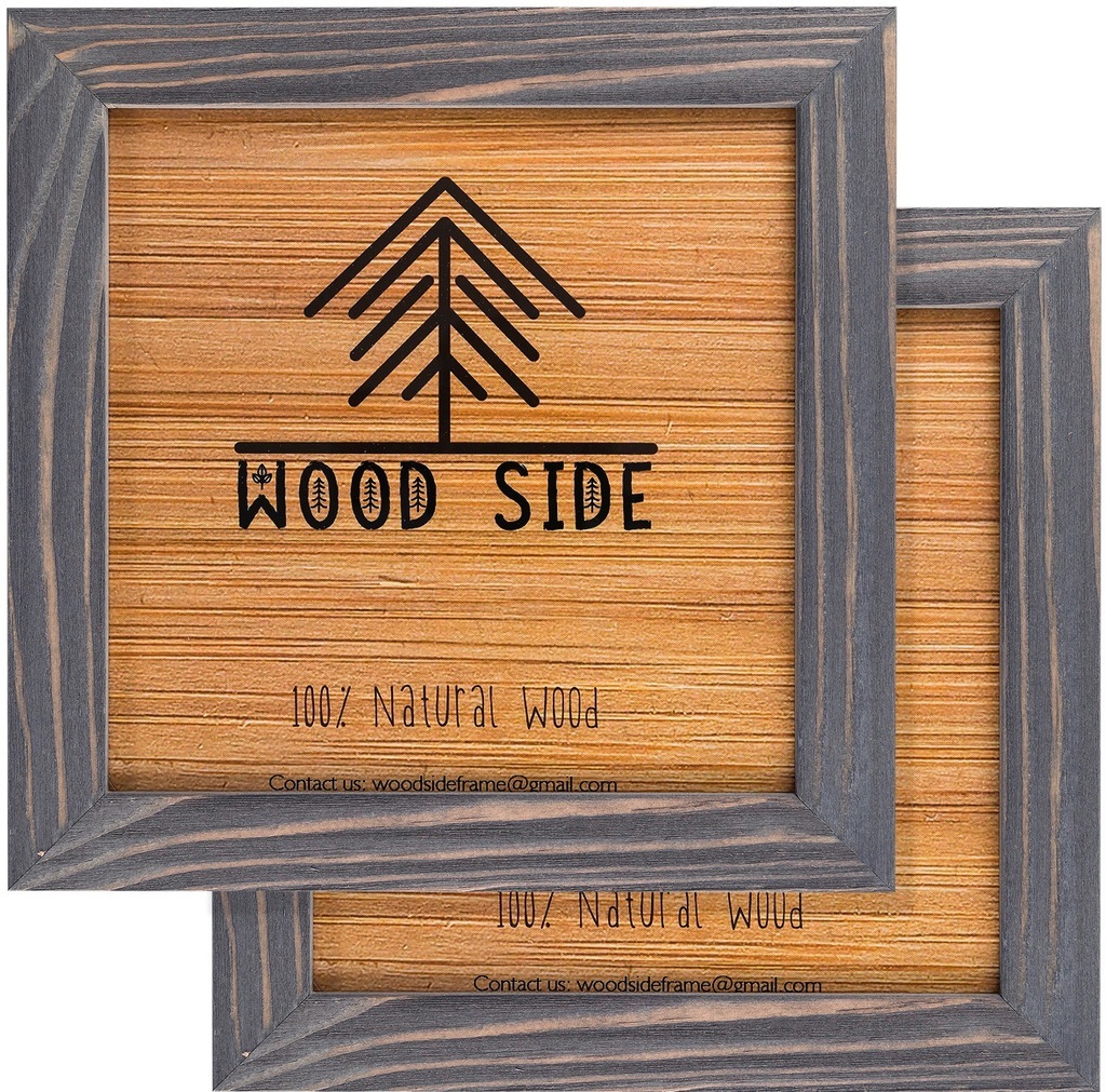grey 8x8", set of 2
