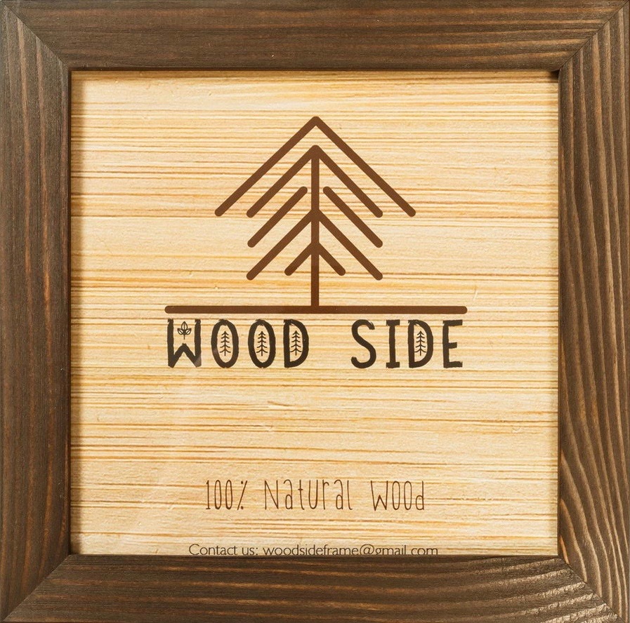 dark brown 12x12"