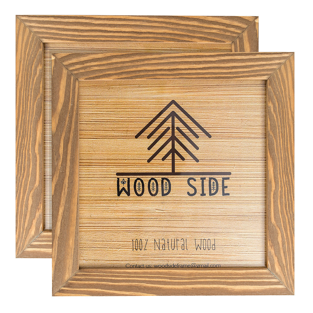 walnut 10x10", set of 2