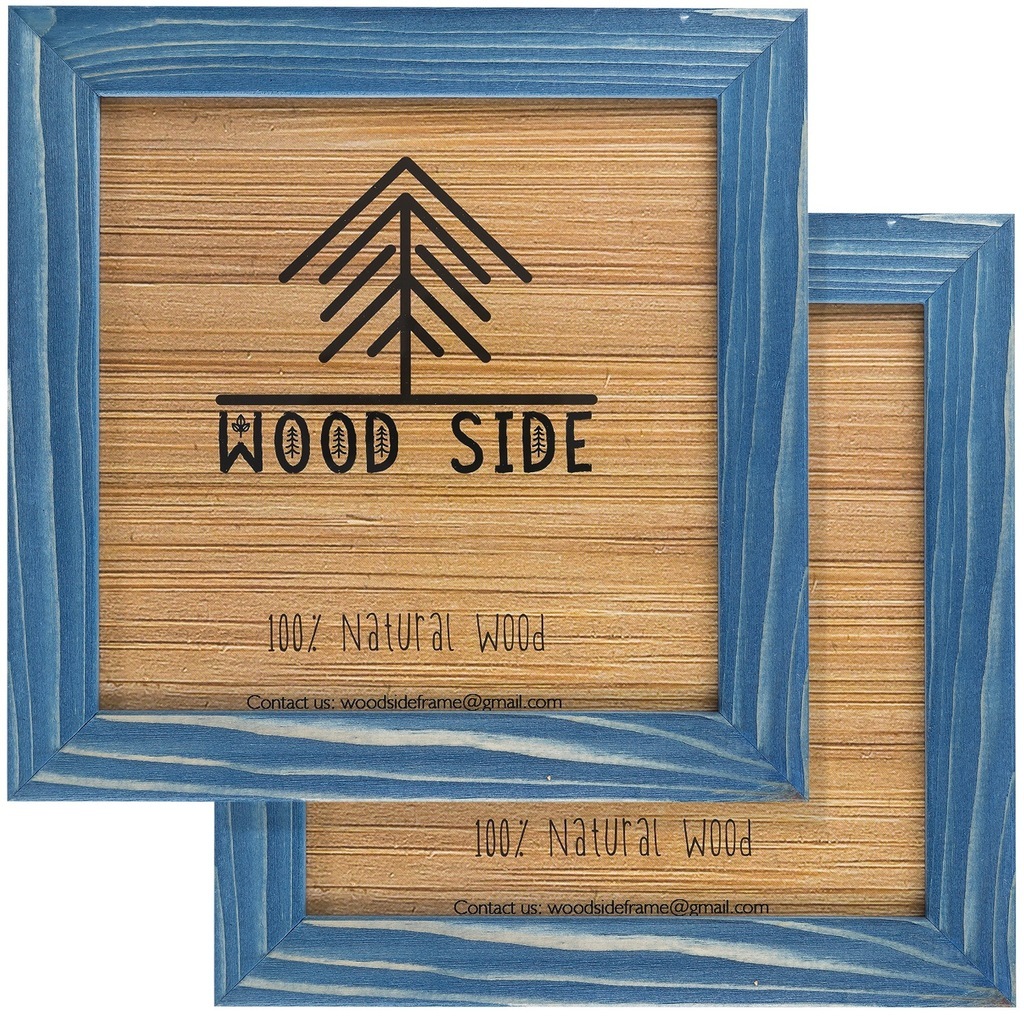 navy blue 8x8", set of 2