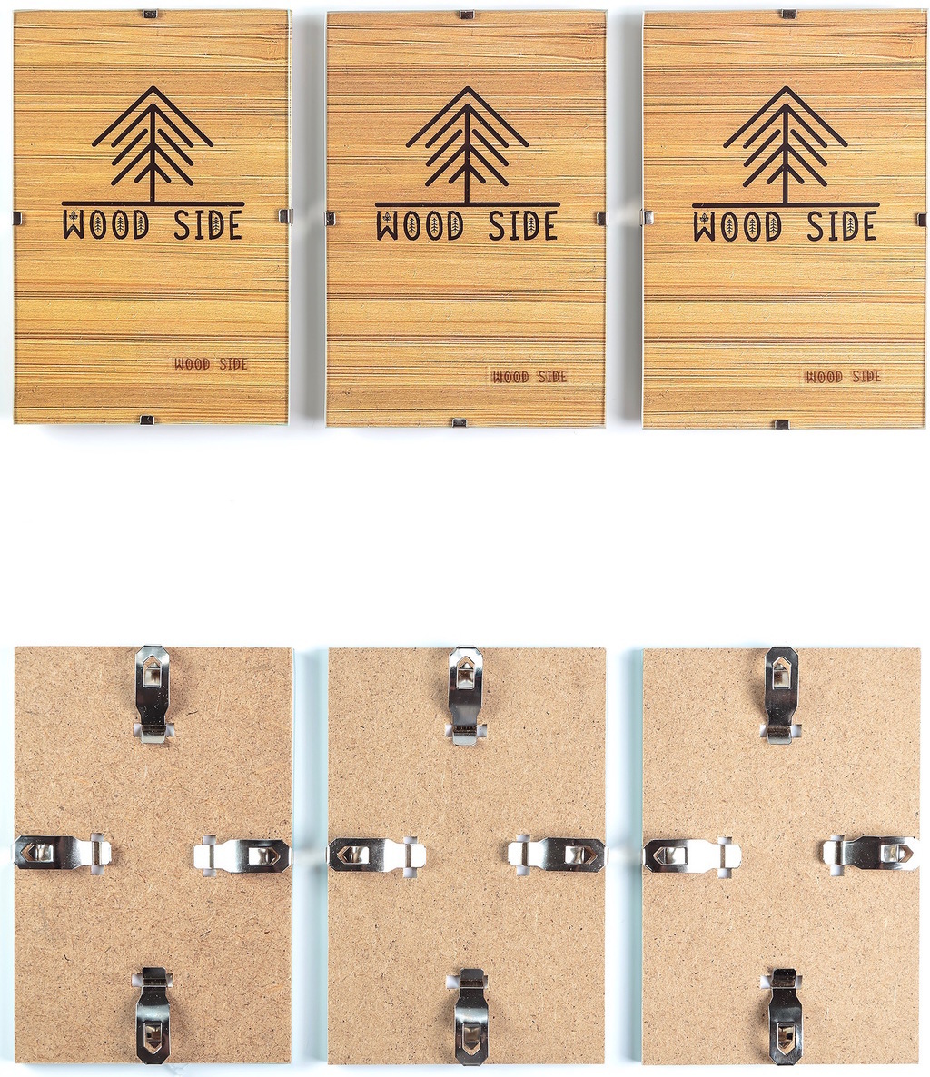 clip frames real glass