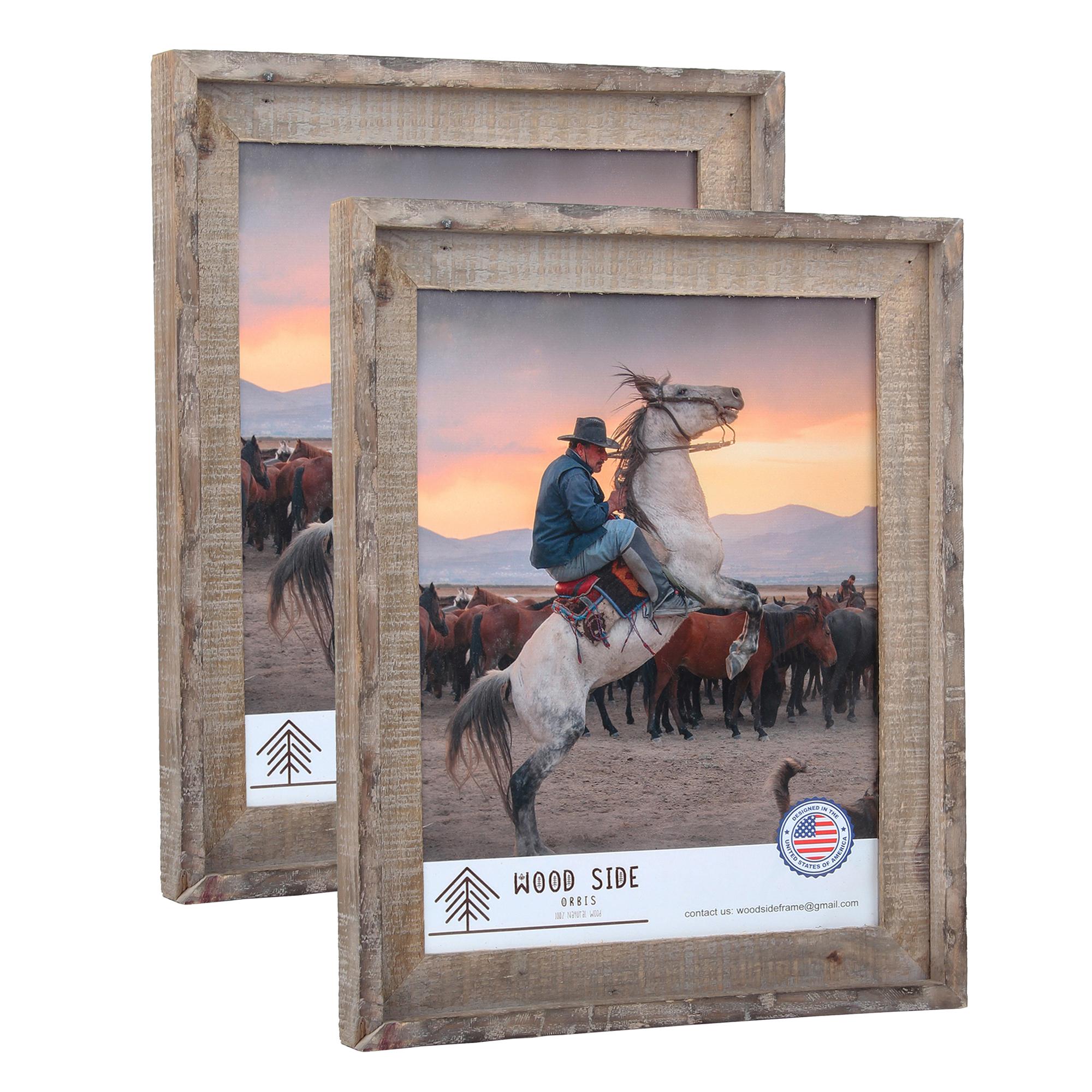 barnwood vintage 9x12, set of 2