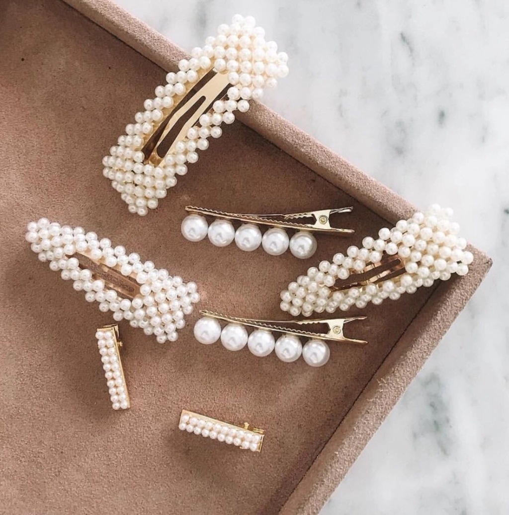 Заколки с жемчугом