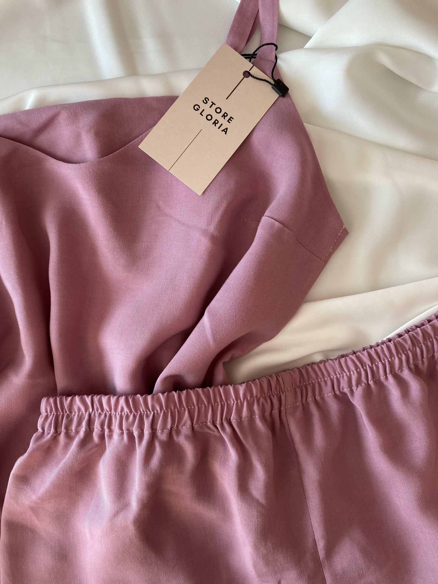 Піжама із віскози у персиковому кольорі