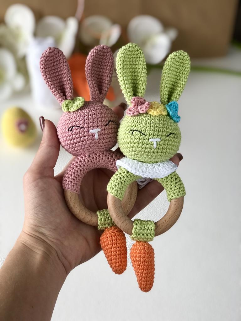 🐰Маленький зайчик крючком. Схема вязания игрушки амигуруми .🧶