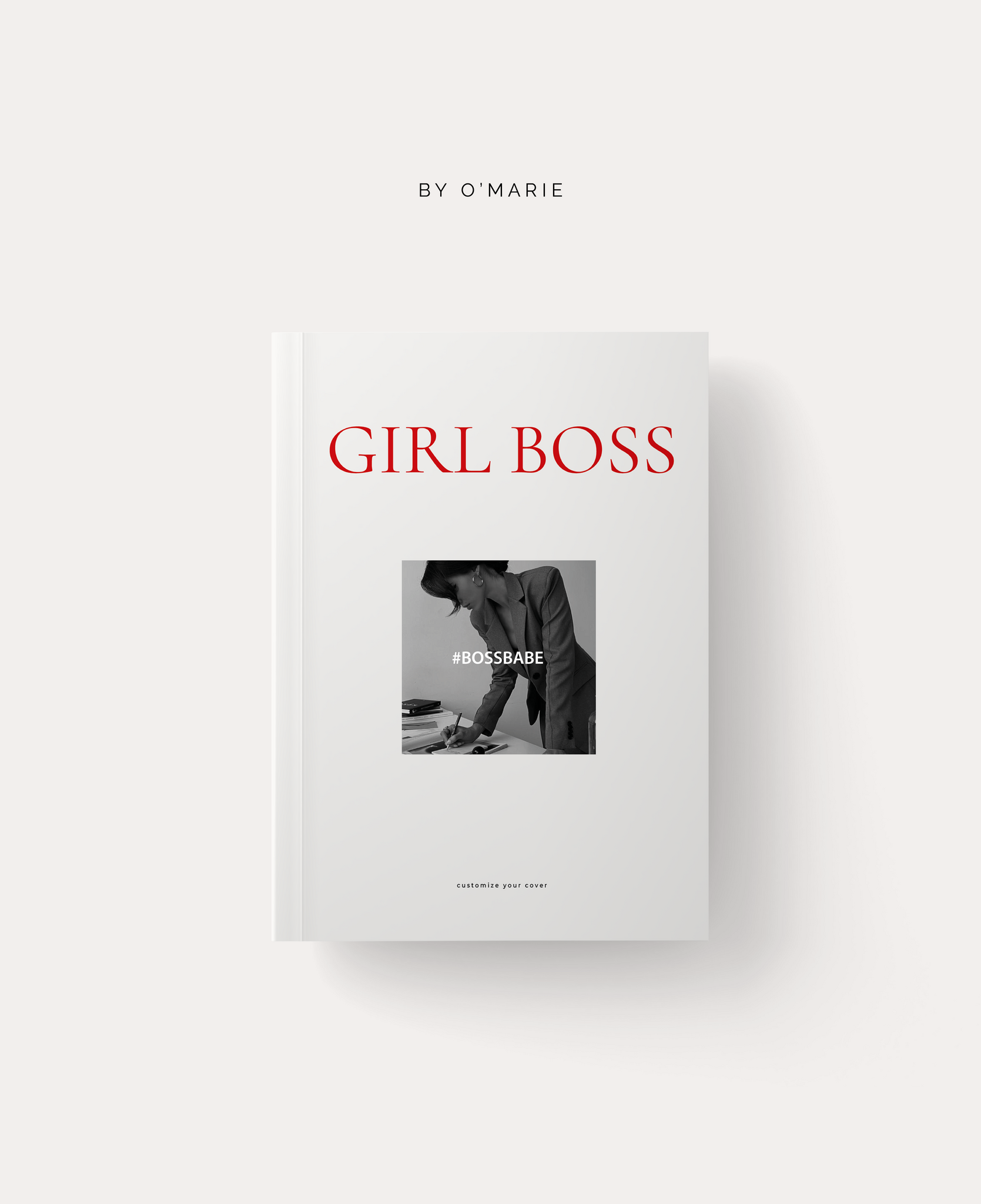 Планнер для записей в мягком переплете GIRL BOSS SET + 2 стикерпака внутри. Кастомизируй свою обложку!
